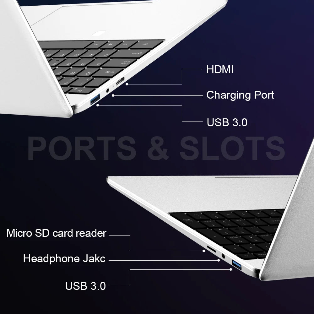 Ninkear N15 Air Laptop 15,6" IPS 1080P IPS Intel N95 3.4Ghz 16GB RAM 512GB SSD General Use Productivity Windows 11 pro Notebook