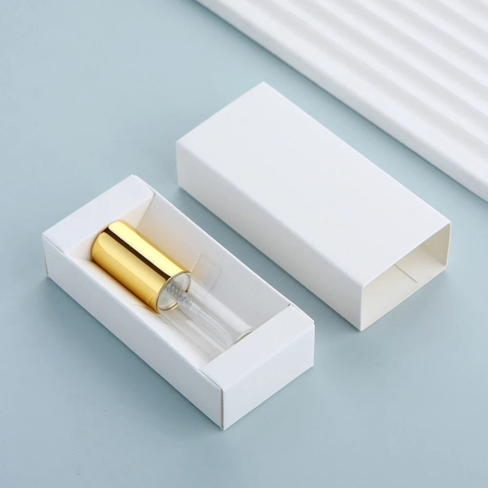 50 件/批 5ml 香水瓶配香水紙盒香水可填充霧化器噴霧瓶噴霧器定制 LOGO 另付費