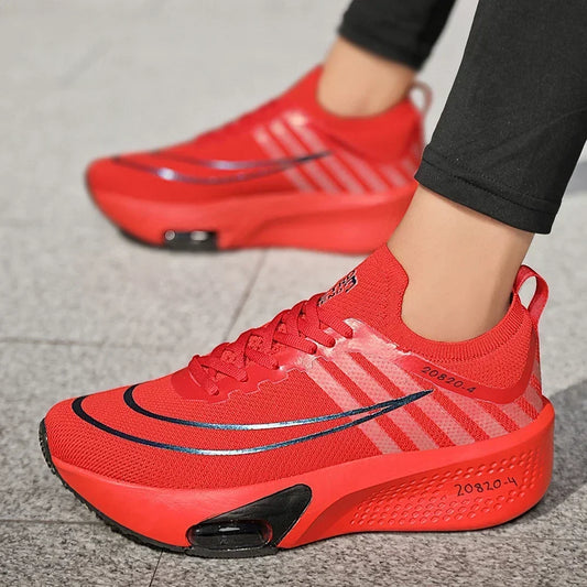 New Foreign Trade Couple Sports and Leisure Shoes Fashionable and Versatile Thick Bottom Lightweight Air Cushioned Running Shoes