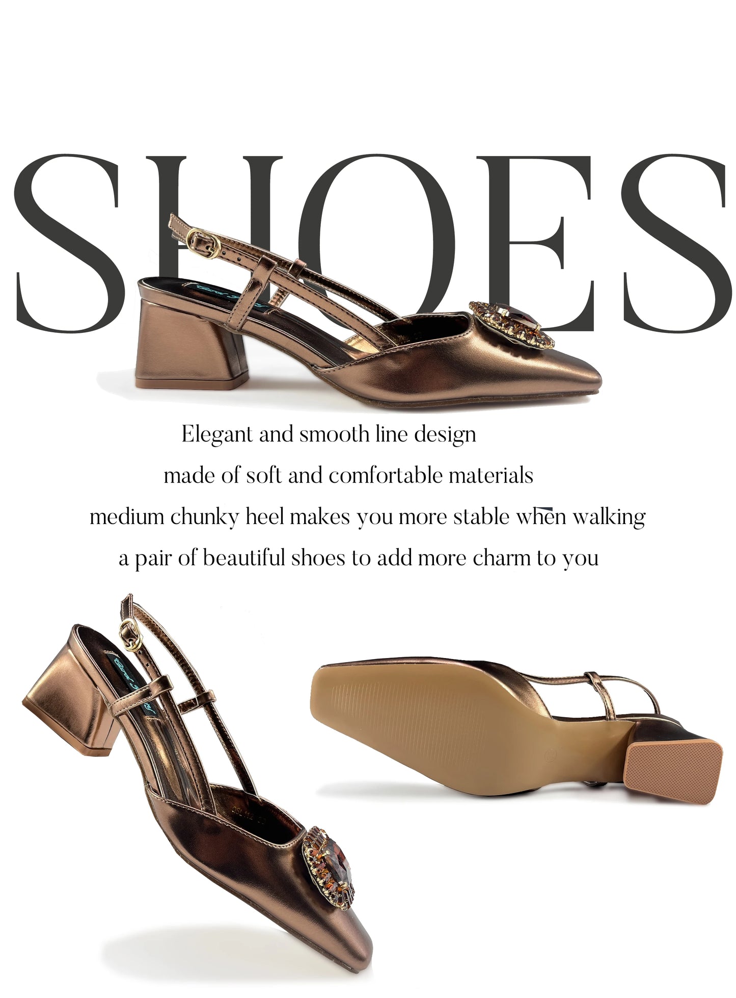 Queena Yan 2025 Nigerian Heel Party for Women Purple Color Shoes and Bag Set Rhinestone Handbag Italian Design Wedding