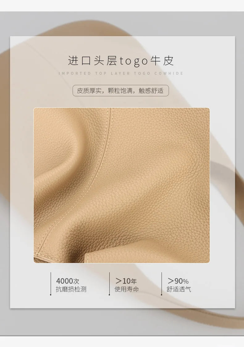 Designer Women Bag Genuine Leather Handbags High Quality Cowhide Hobo Bag Fashion Ladies Shoulder Bag