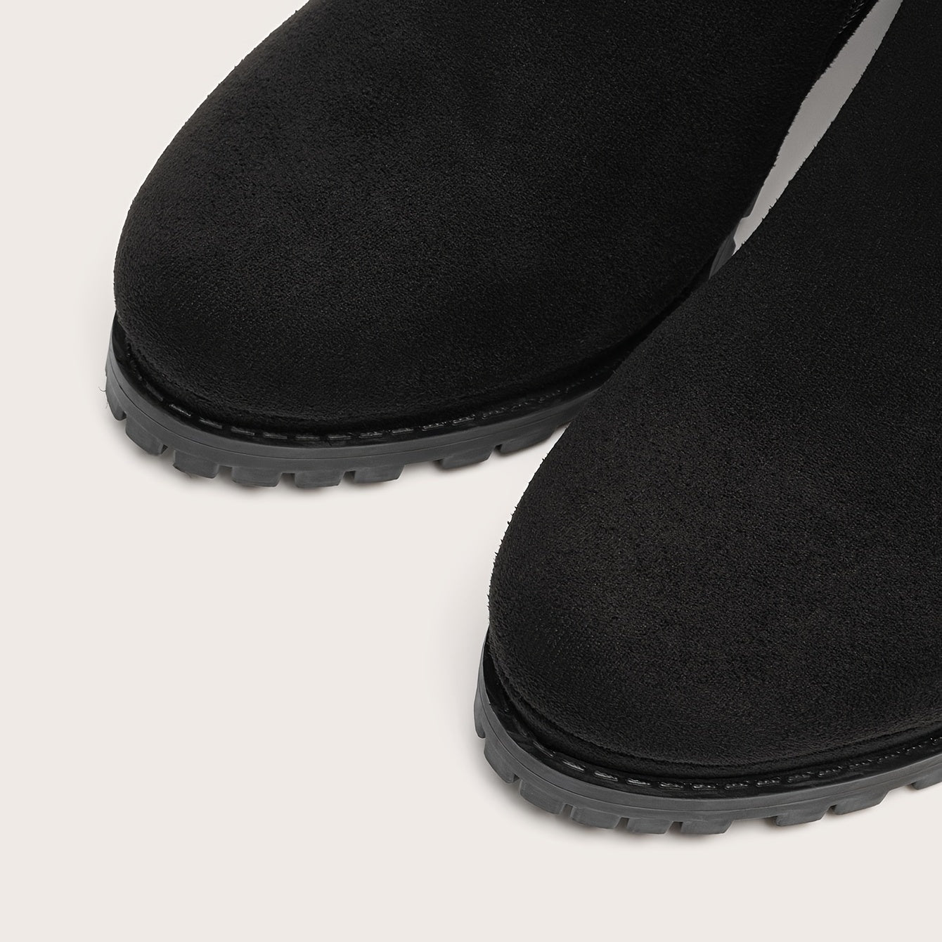 Stylish Pointed Toe Ankle Boots - Chunky Heeled, Platform, Side Zipper, Tound Toe, Comfortable Women's Footwear for Everyday Wear