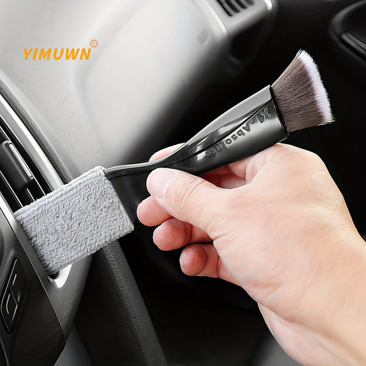 Effortlessly Clean Your Car's Interior with this Soft Brush Air Conditioner Cleaning Tool -  Soft Bristles - For All Car Models - Suitable for Regular Car Maintenance - Great Gift for Car Enthusiasts